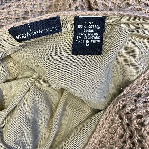 Moda International Cotton Crocheted Dress - Picture 7 of 7